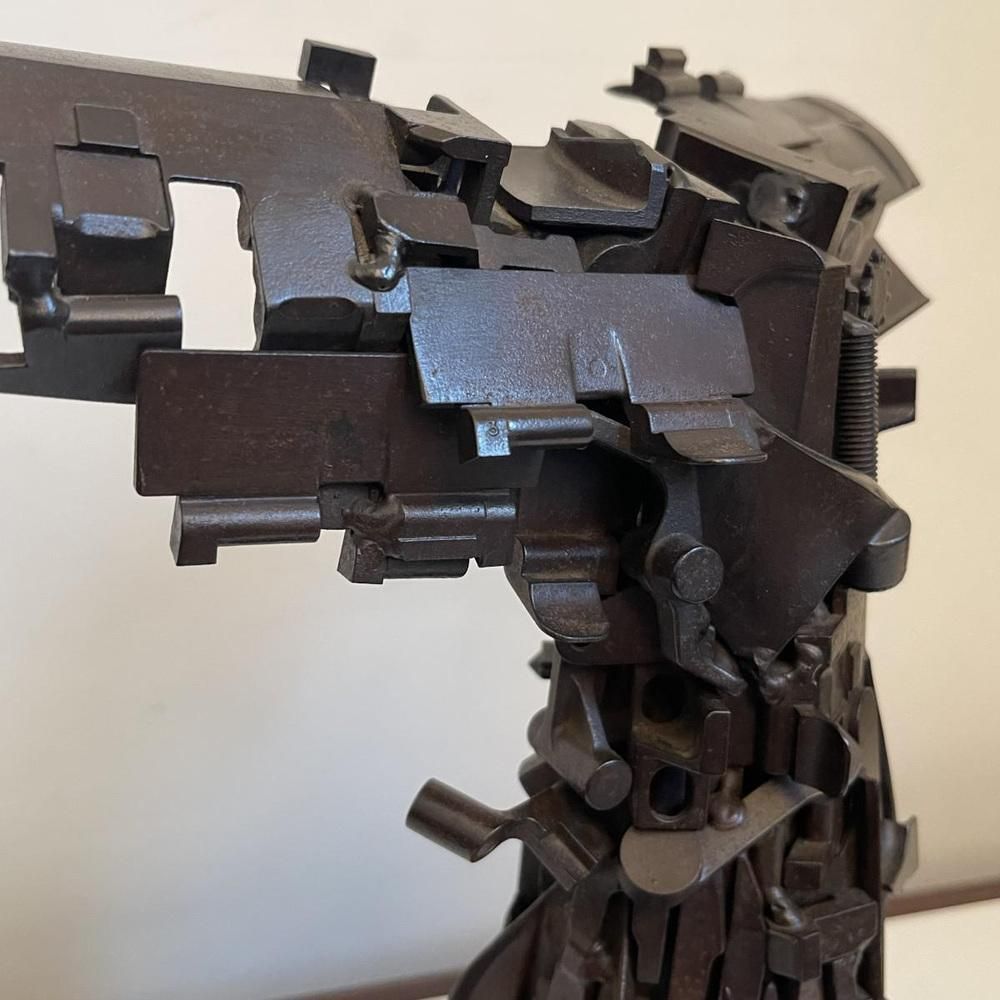 Jacques Dufrane, The Victory Of Samothrace, Sculpture In Welded Steel, 2000 photo furniture