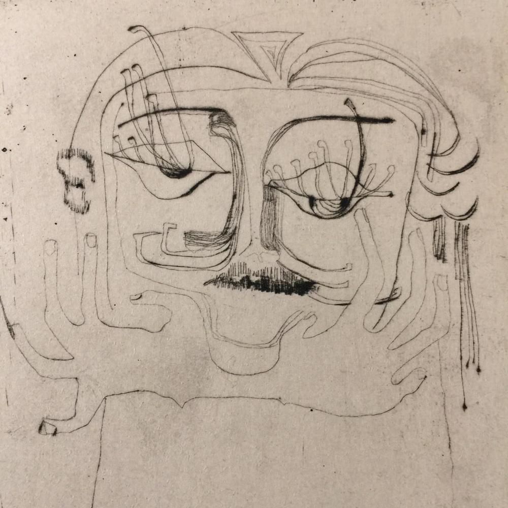 Anne Body, When We Lost Our Head, Engraving On Paper, 1960s photo Art