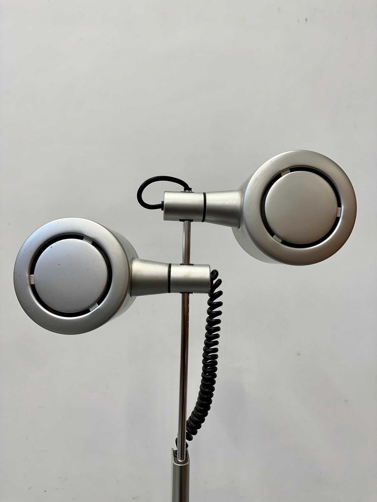 Lighting Vintage Conelight  Aluminium Double Spot Floor Lamp Ronald Homes /  Peter Nelson 1960 79. Rotaflex. photo