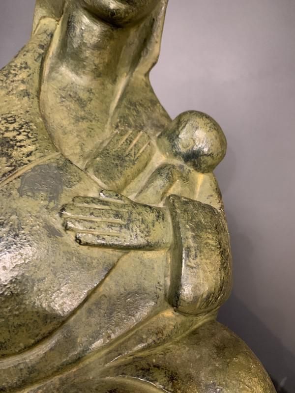 Paul Baeke, Modernist Art Deco Maternity Woman & Child, 1958, Concrete photo 889.0
