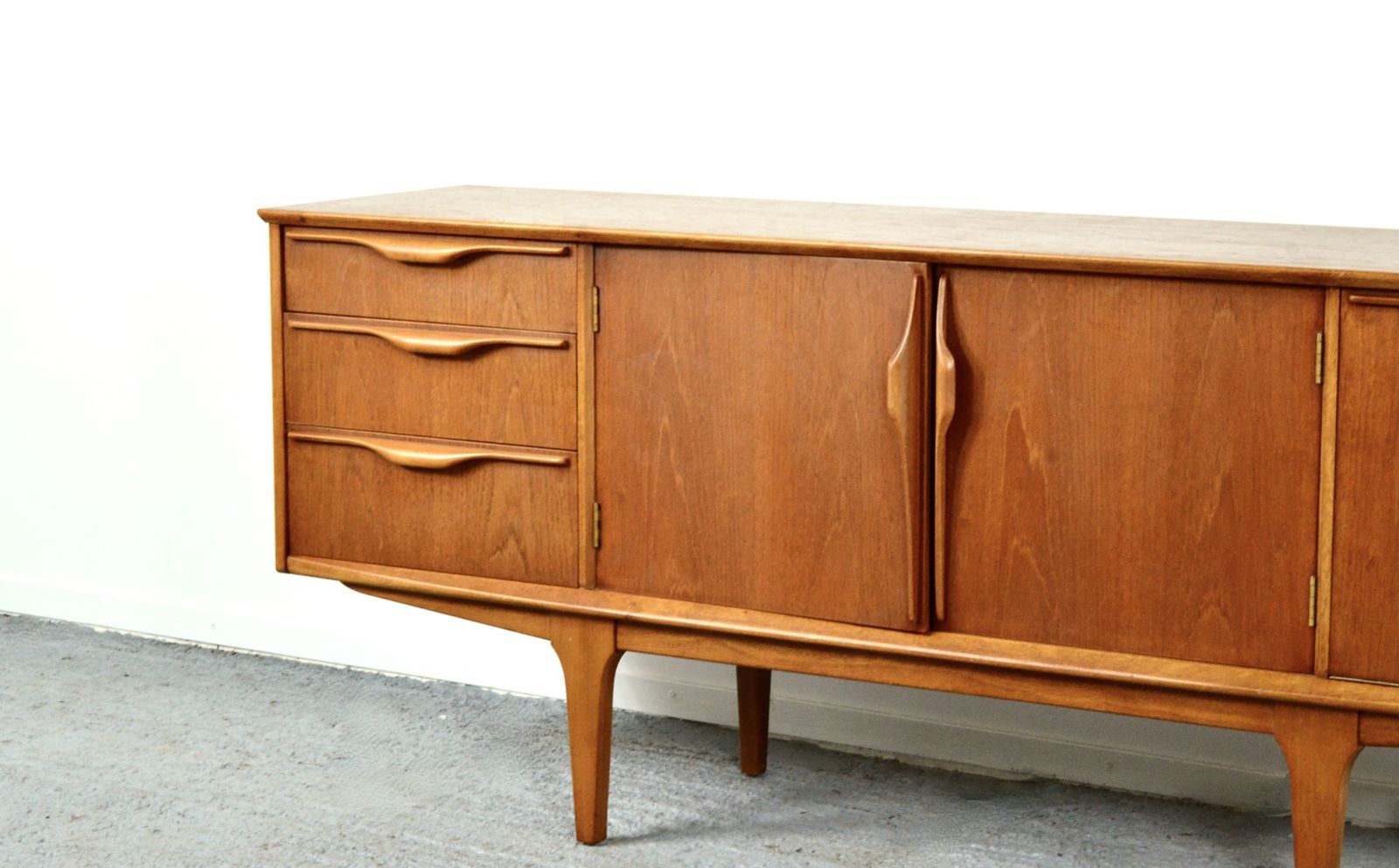 Very Rare Vintage Midcentury Jentique Sideboard / Long John In Teak photo for sale
