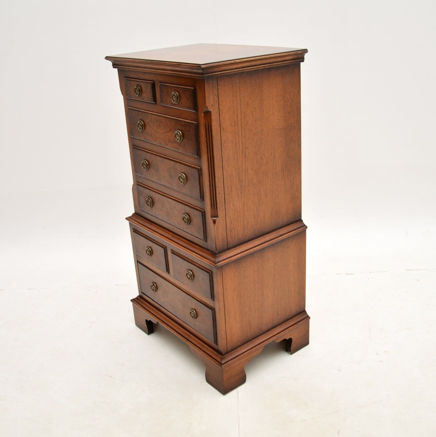 Small Antique Burr Walnut Chest Of Drawers photo buy