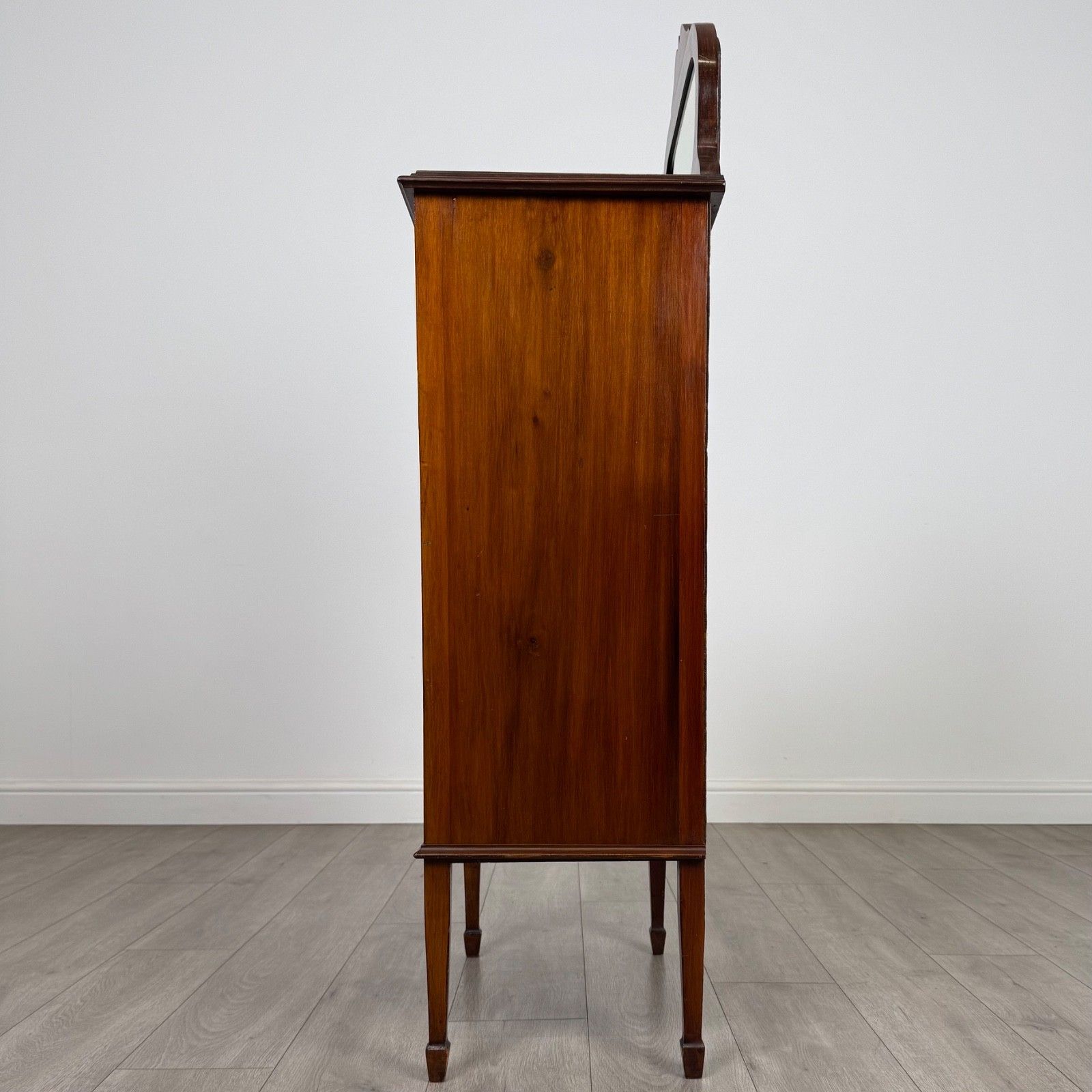 Antique 20th Century Inlaid Display Cabinet In Mahogany photo Furniture