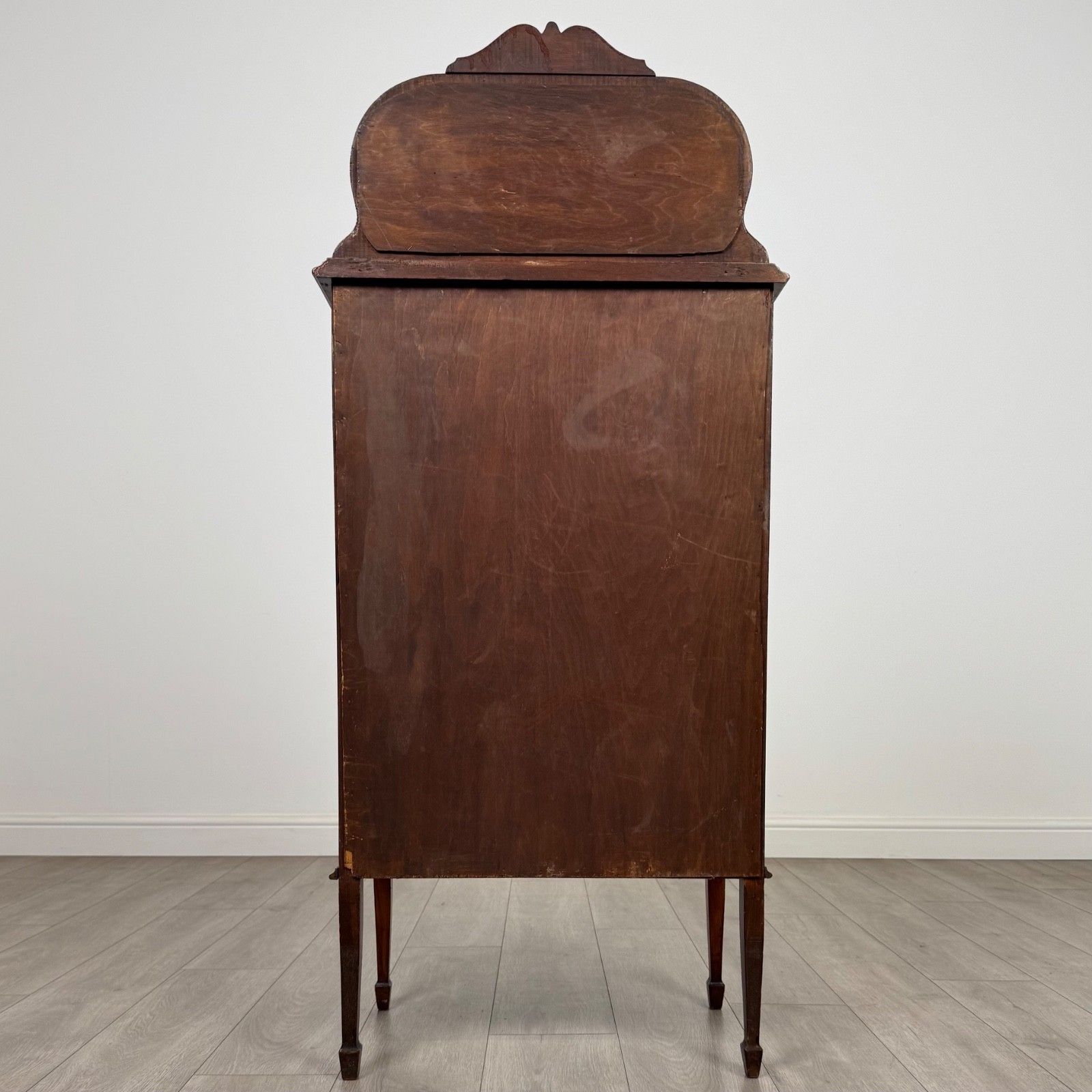 Antique 20th Century Inlaid Display Cabinet In Mahogany photo vinterior