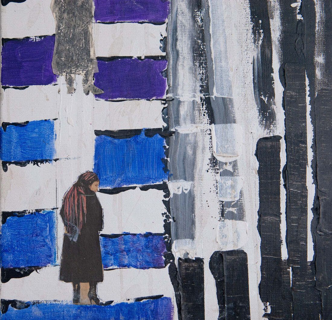 Expressionistisch Olieverfschilderij Op Doek – Gesigneerd C. Bravo photo Kunst