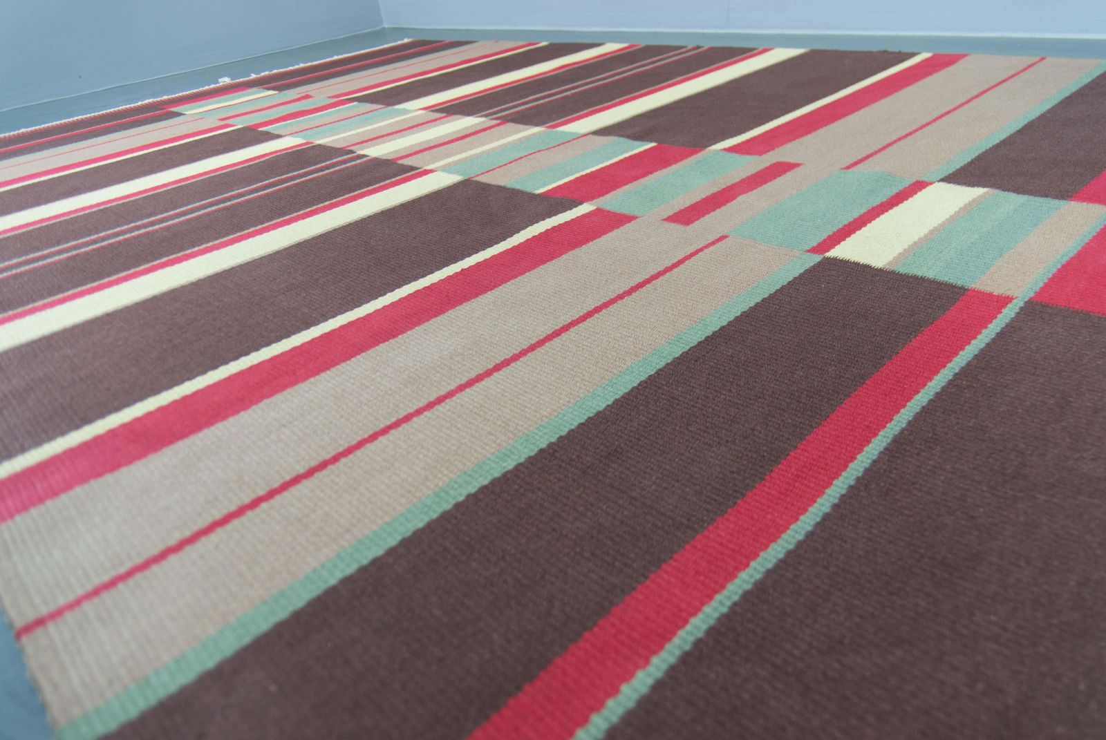 photo furniture Rare Abstract Modernist Carpet By Antonin Kybal, 1948