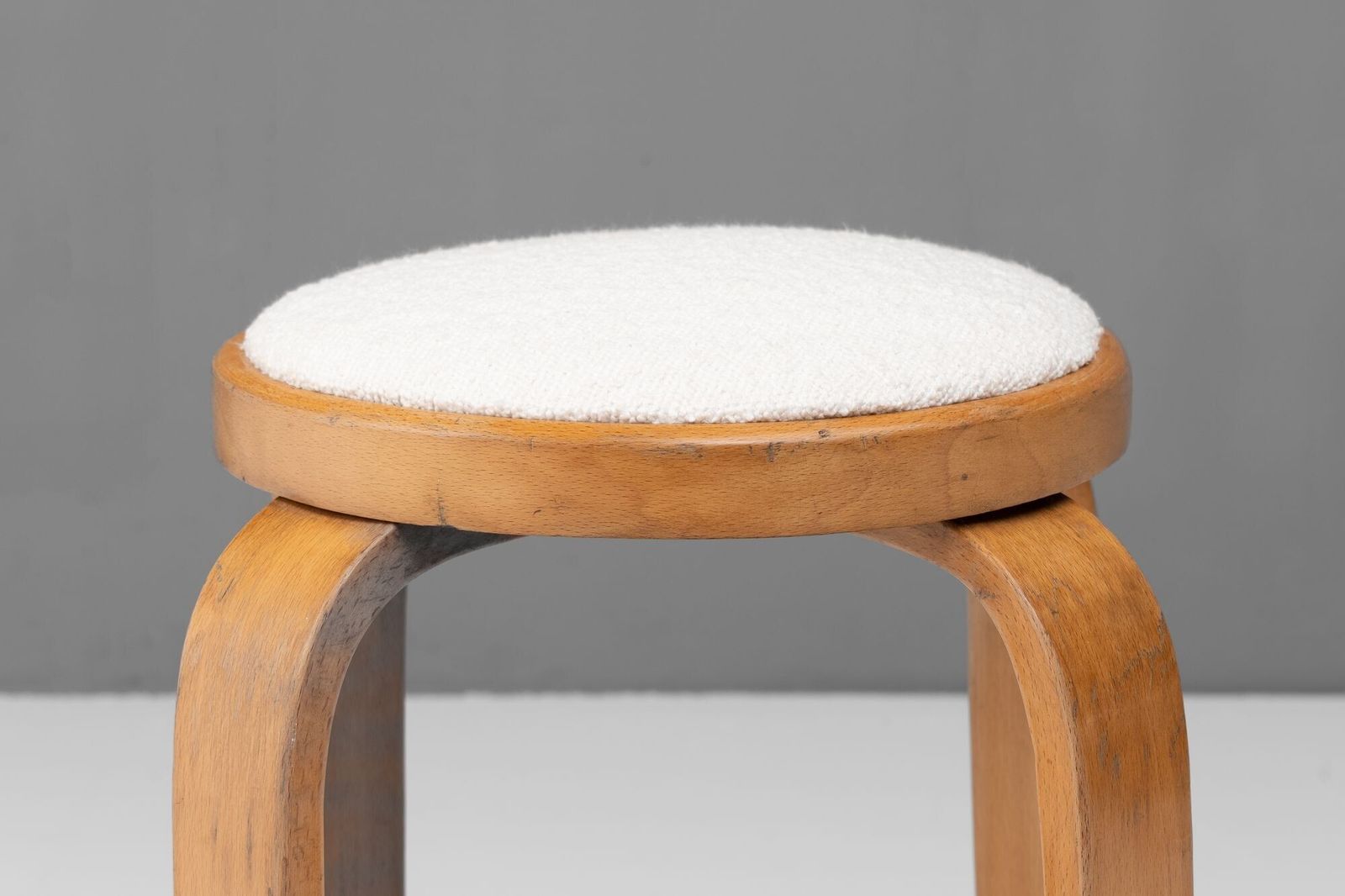 Bent Ply Stool, 1960s, Vintage photo for sale