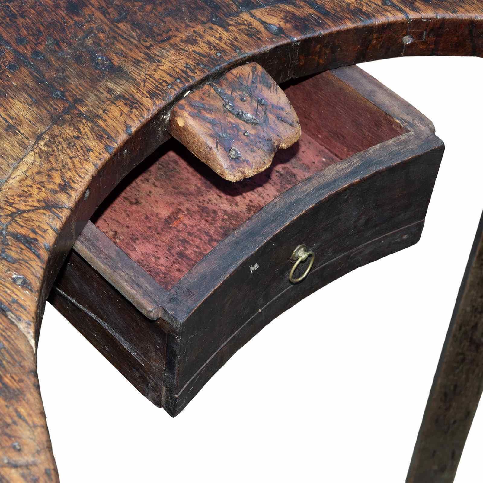 19th C. Jewellers' Shop Walnut Work Table From France photo for sale