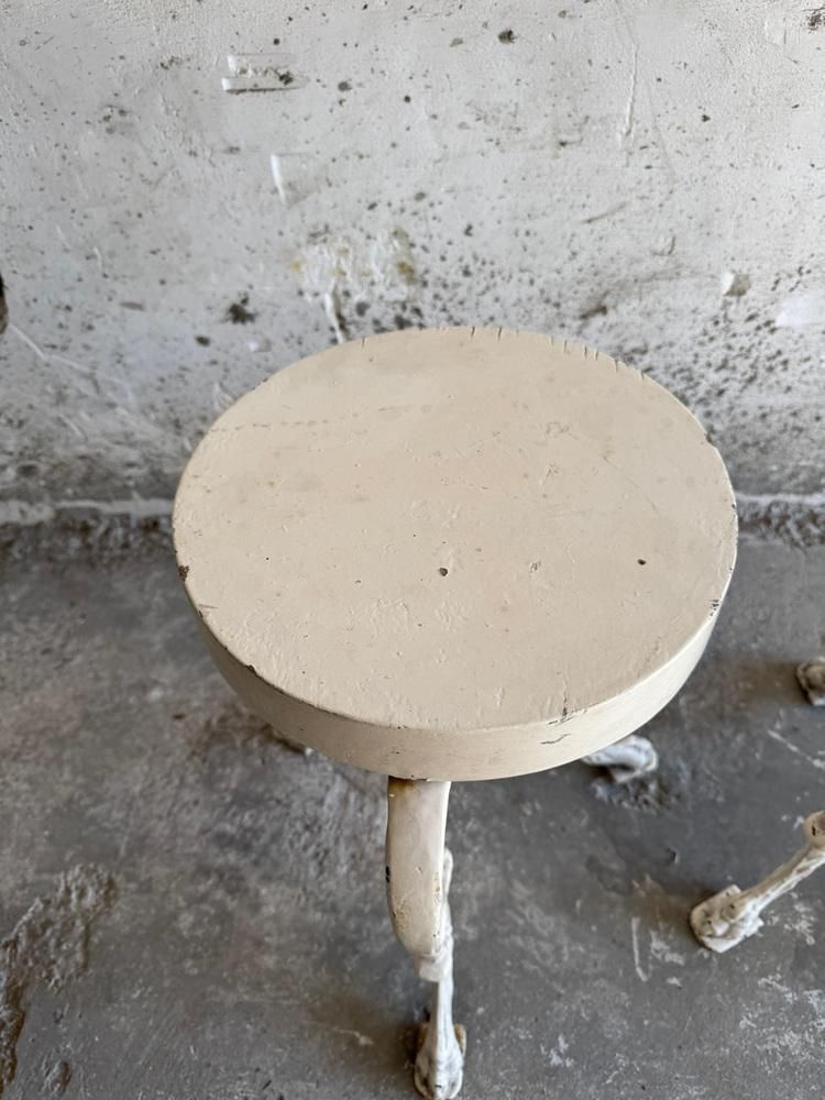 Set Of Antique Cast Iron Side Tables, Set Of 2 photo Furniture