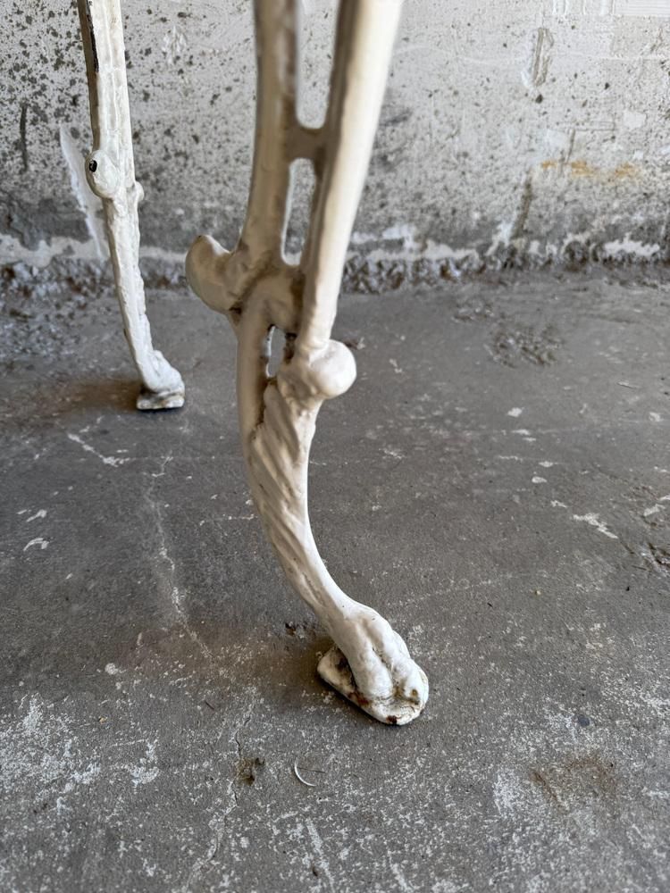 Set Of Antique Cast Iron Side Tables, Set Of 2 photo 468.0