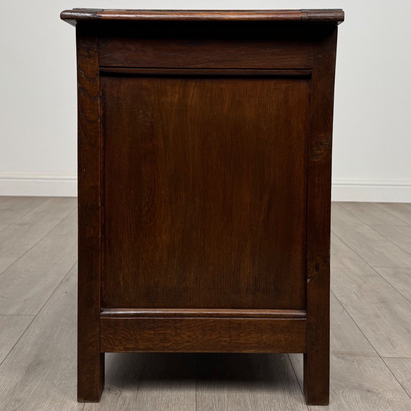Antique 19th Century Good Quality Carved Oak Coffer photo for sale