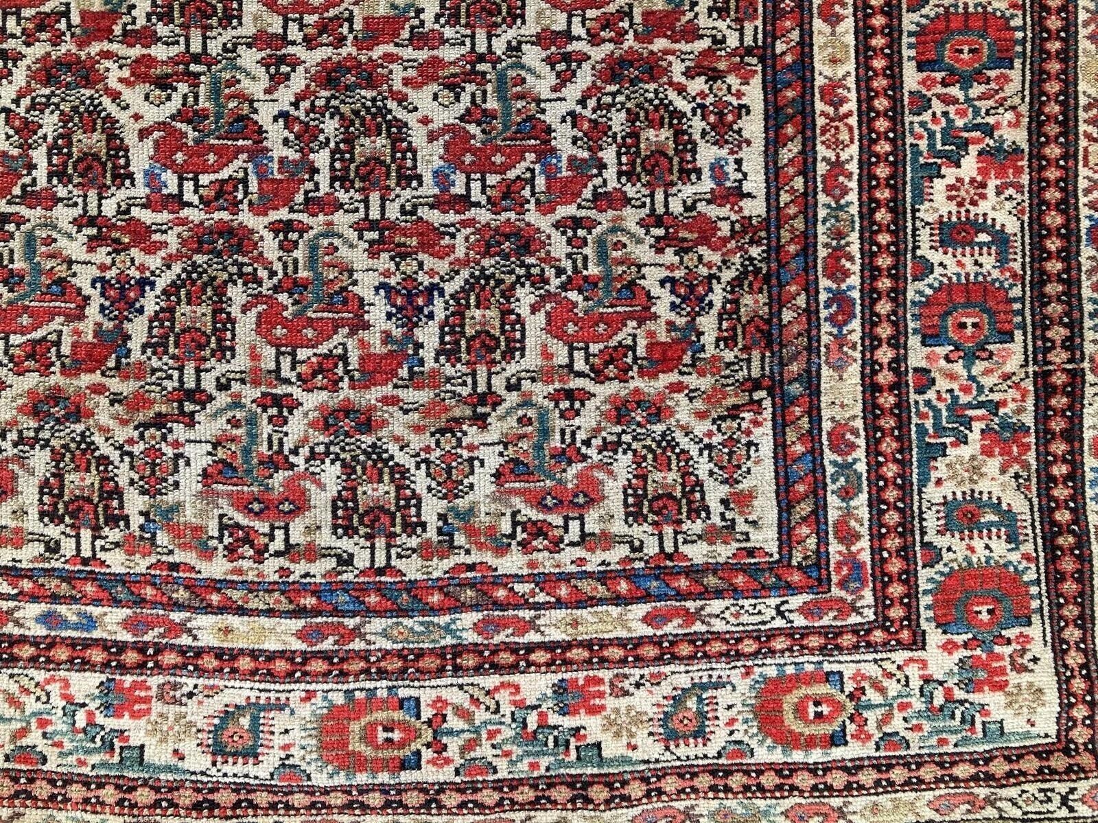 Antique Malayer Runner 2.86m X 1.38m photo vinterior