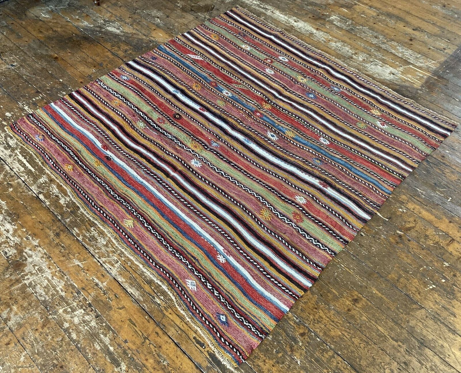 Vintage Anatolian Kilim 1.77m X 1.70m photo 490.0