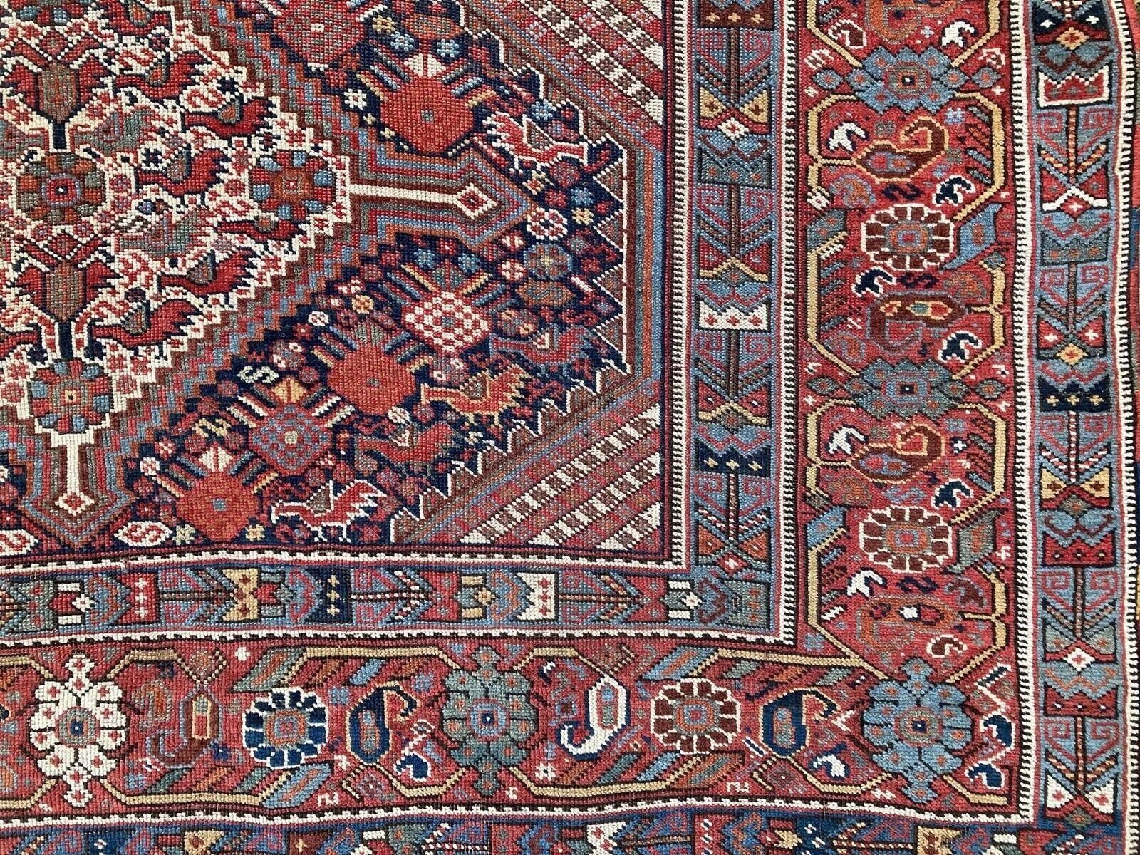 Antique Khamseh Rug 1.78m X 1.45m photo vinterior