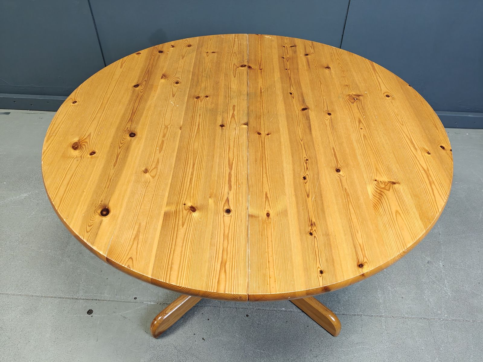 Rainer Daumiller Style Extendable Pine Wood  Dining Table, 1970s photo buy