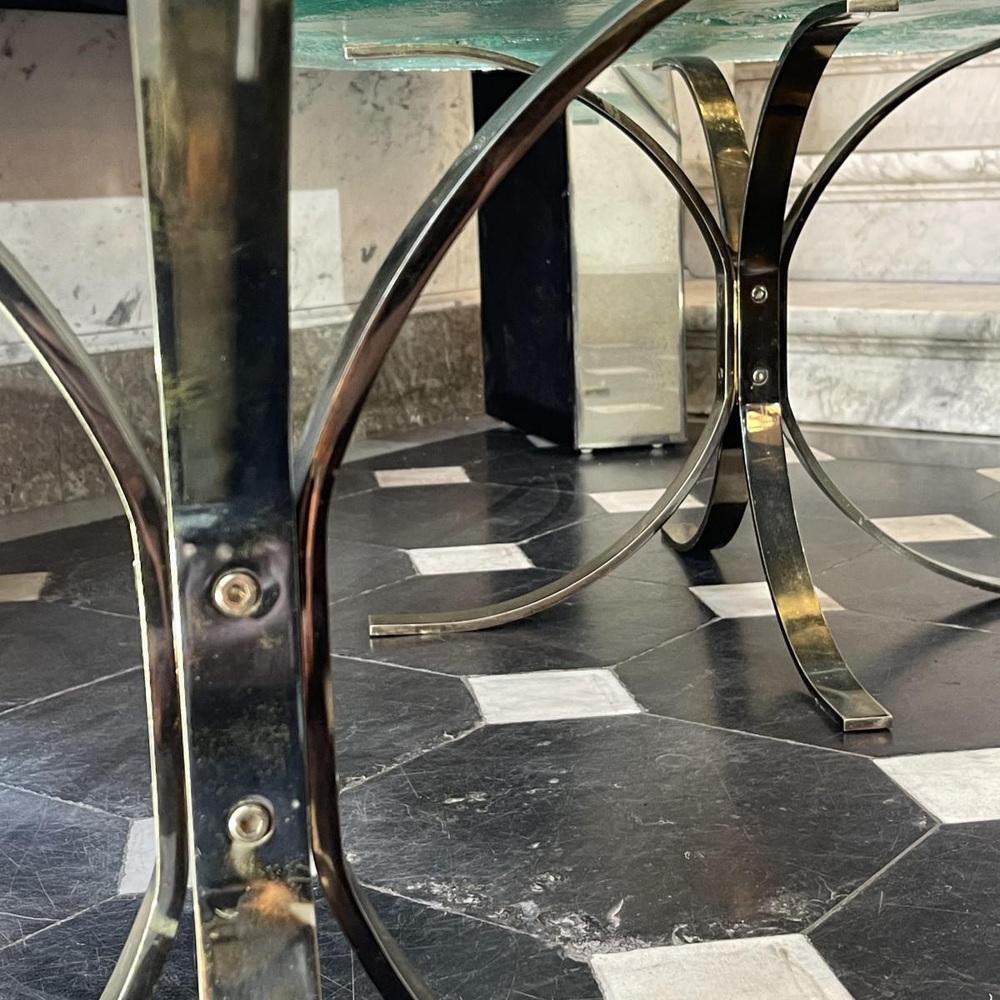 photo furniture Brutalist Ronde Salontafels, Jaren 1970, Set Van 2