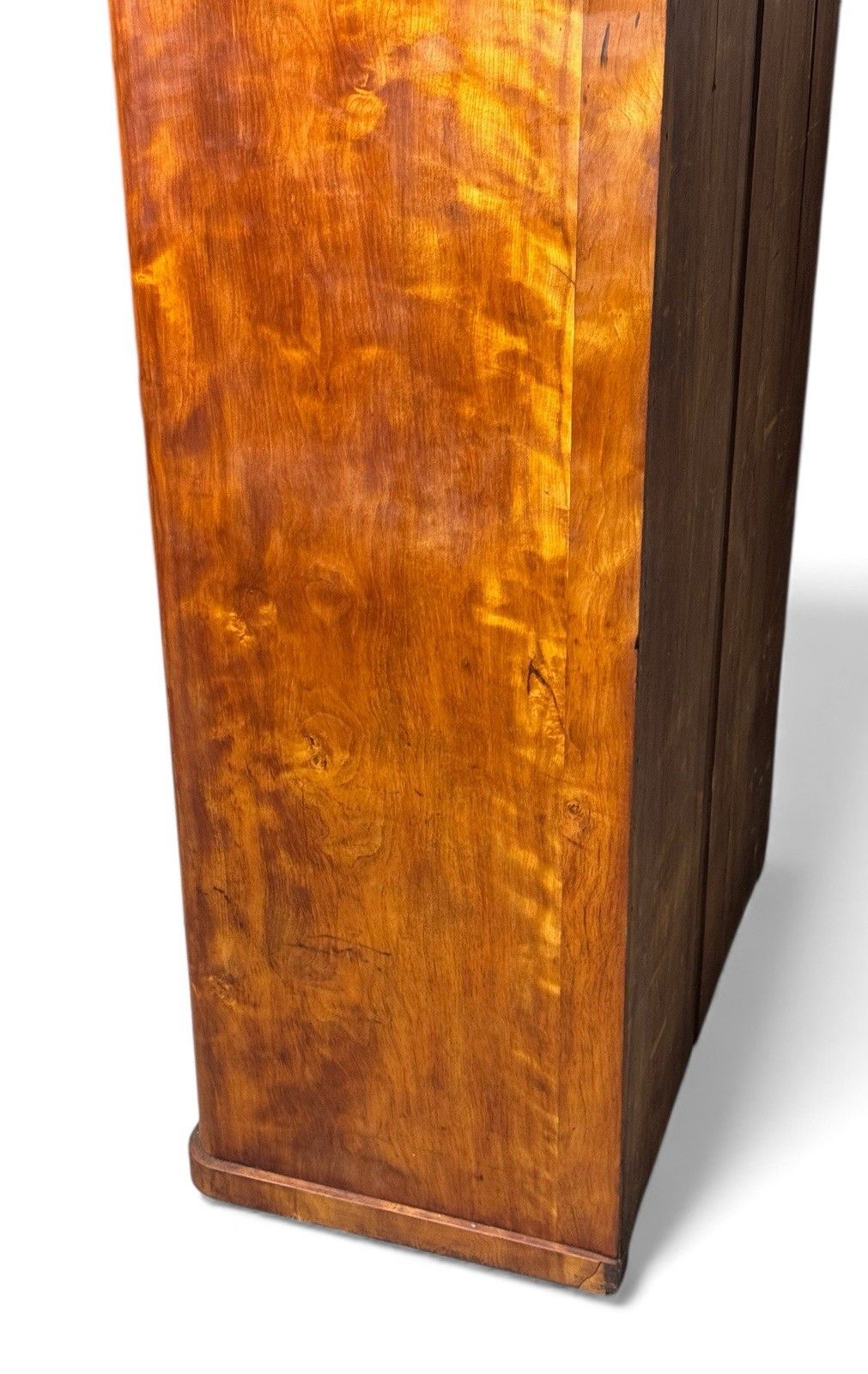 Antique Satin Birch Slim Chest Of Drawers Victorian C1870s Superior Quality photo for sale