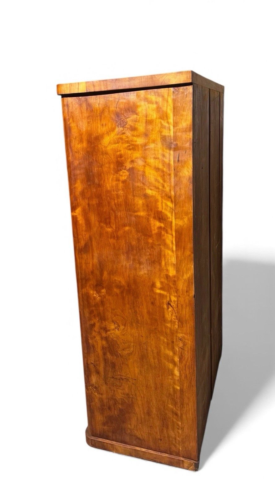photo for sale Antique Satin Birch Slim Chest Of Drawers Victorian C1870s Superior Quality