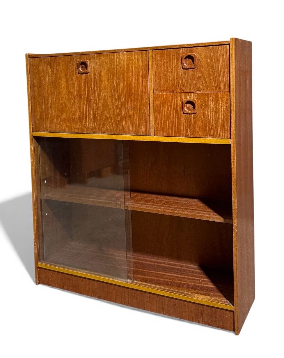 Turnidge Teak Bookcase Desk Mid Century Retro C1960s photo Furniture