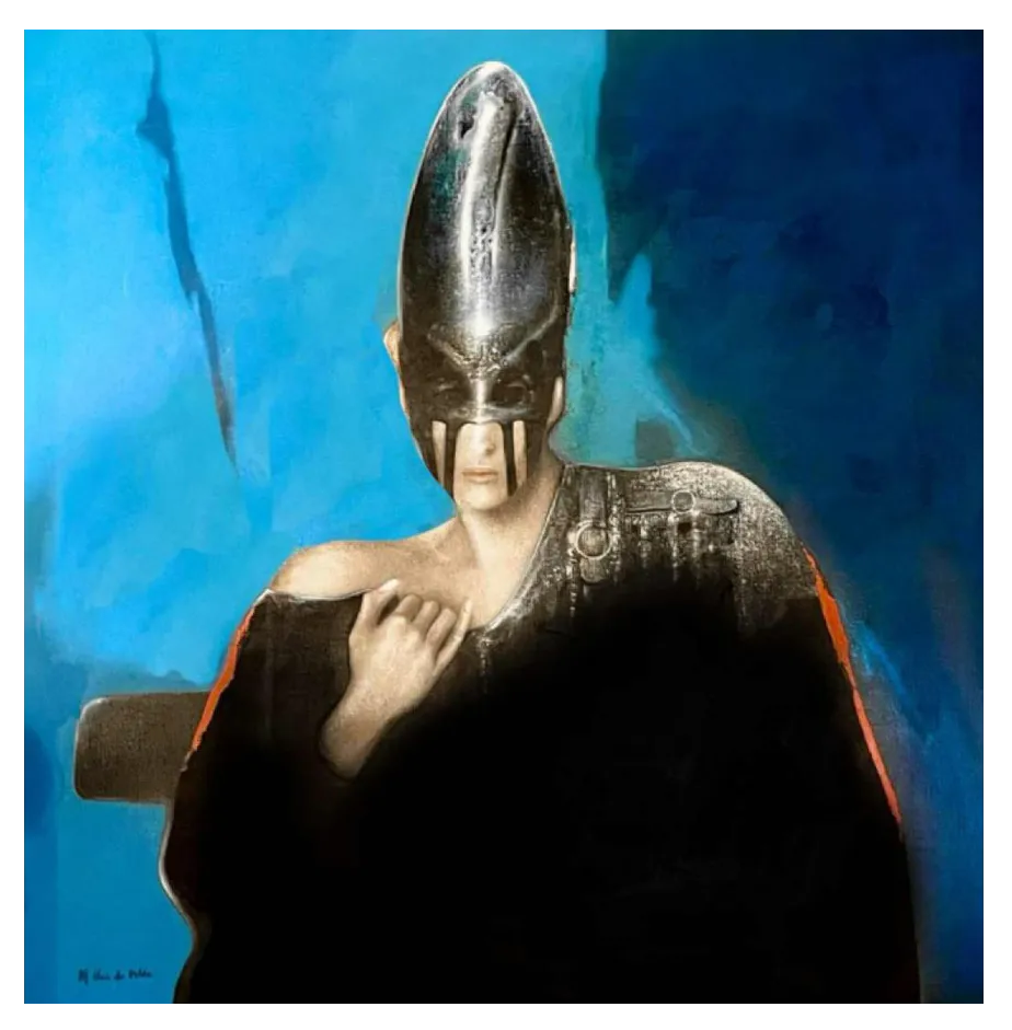 Michel Van De Velde, Métamorphose Marine, Oil On Canvas, 1993