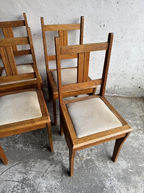Amsterdamse School Art Deco Dining Chairs, 1920s, Set Of 6 photo furniture