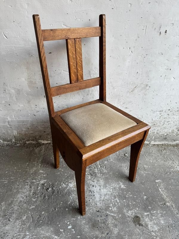 Amsterdamse School Art Deco Dining Chairs, 1920s, Set Of 6 photo 842.0