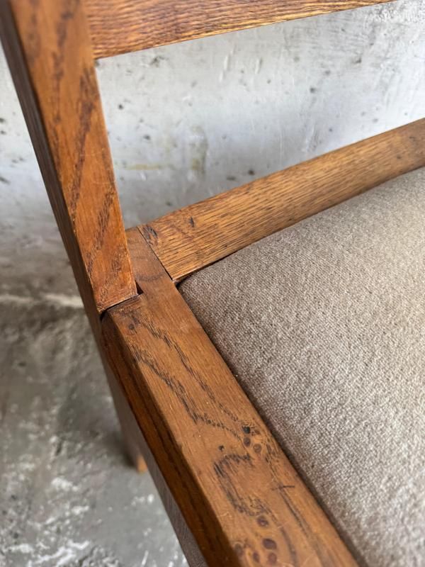 photo for sale Amsterdamse School Art Deco Dining Chairs, 1920s, Set Of 6