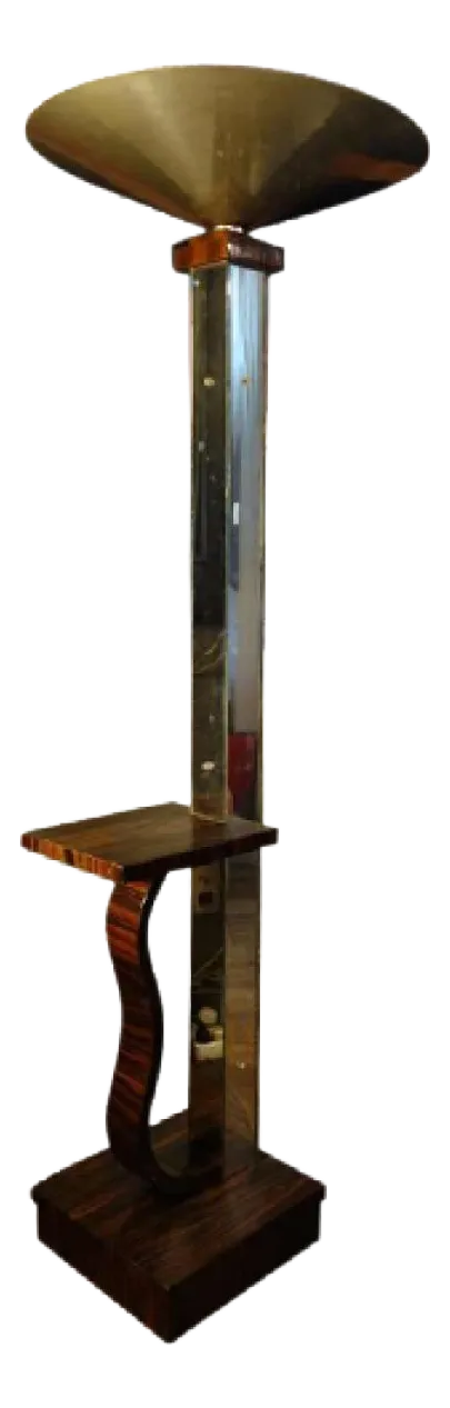 Grote Art Deco Vloerlamp, 1930