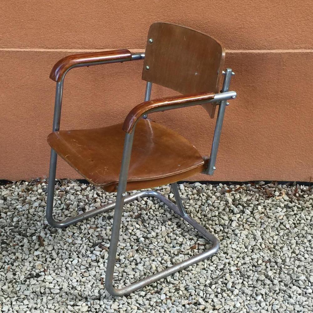 Modernist Armchair In The Style Of Marcel Breuer, 1930s photo Furniture