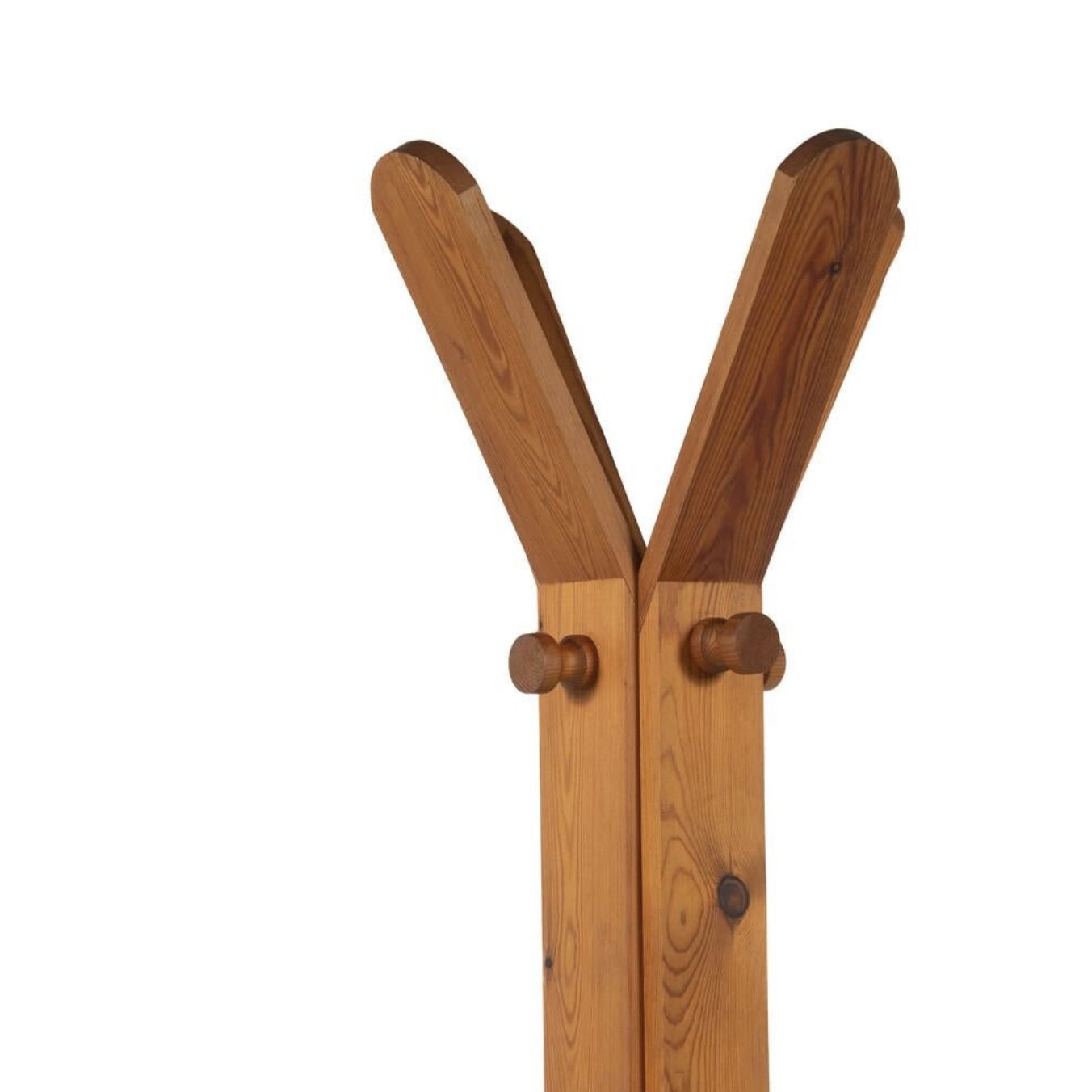 Mid Century Italian Coat Rack Wood Italy 1970s photo buy