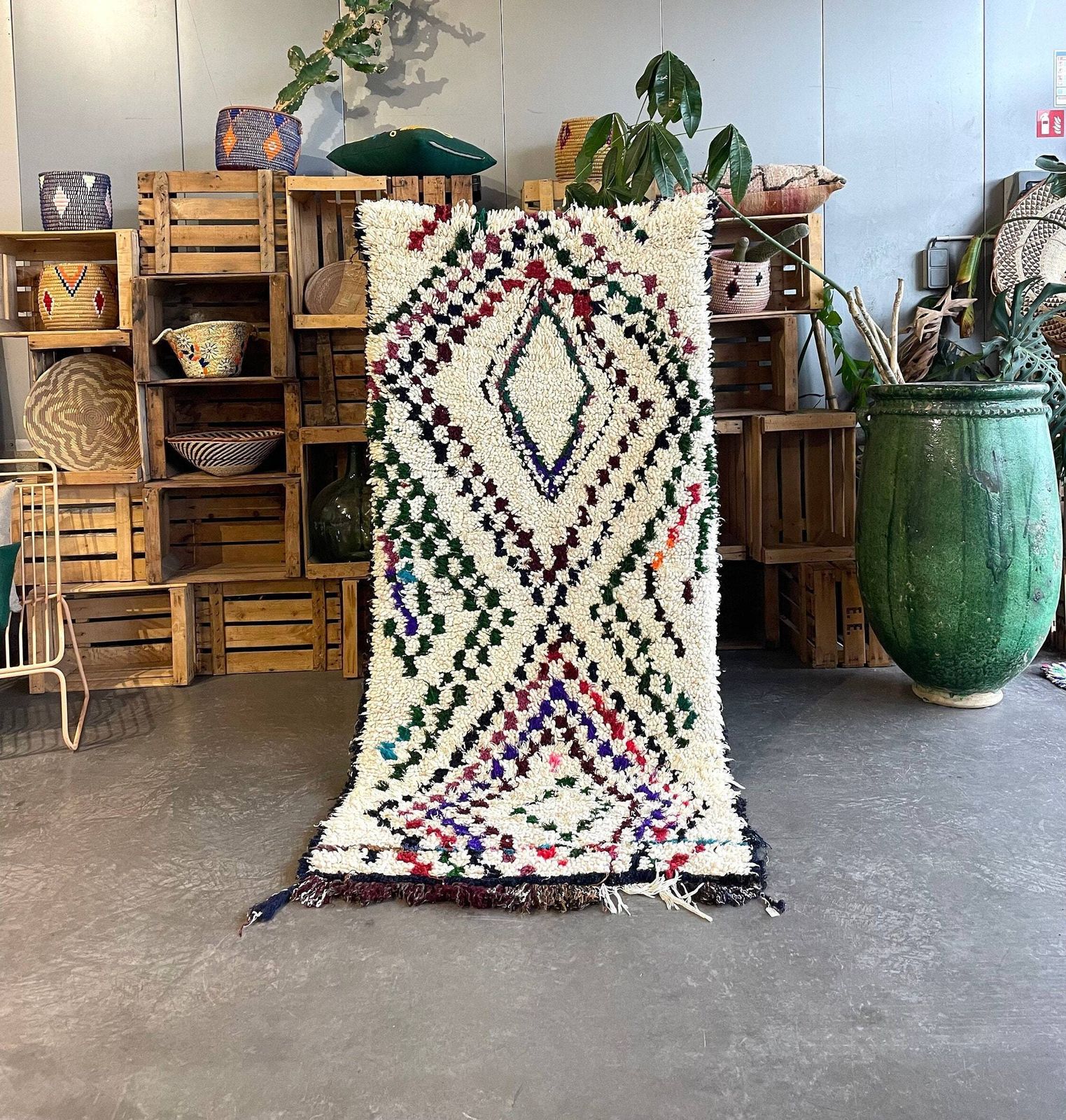 Berber Rug Handmade In Wool In Morocco, Wool Rug, Living Room Rug, Personalized Rug, Moroccan Rug