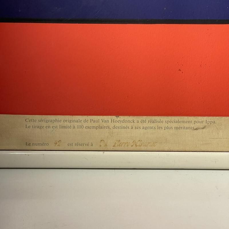 Paul Van Hoeydonck, Ippa, 1987, Silkscreen Print photo vintage