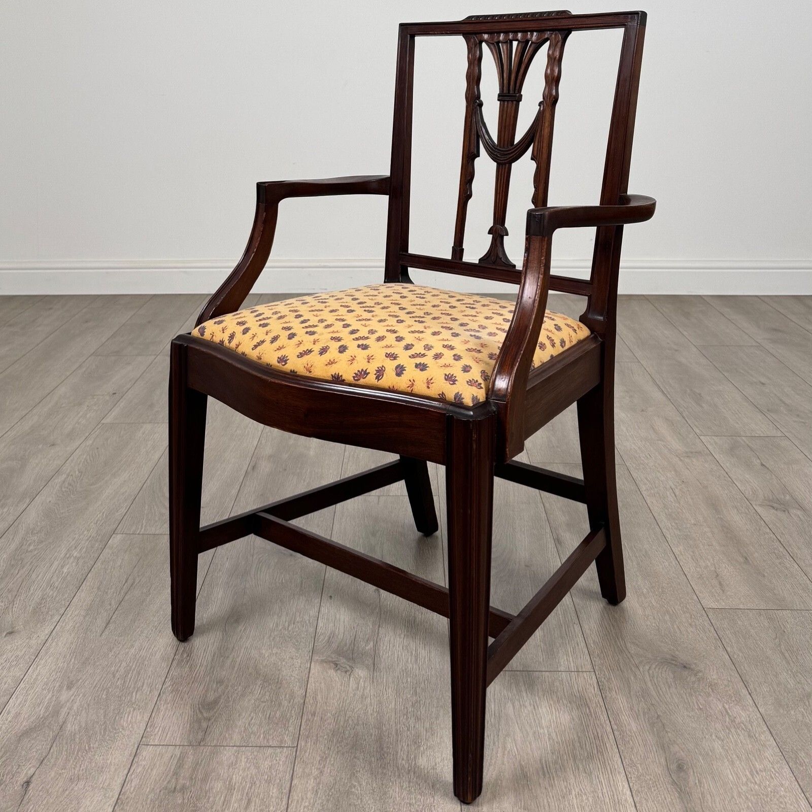 Antique 19th Century Set Of 6 Dining Chairs In Mahogany photo furniture
