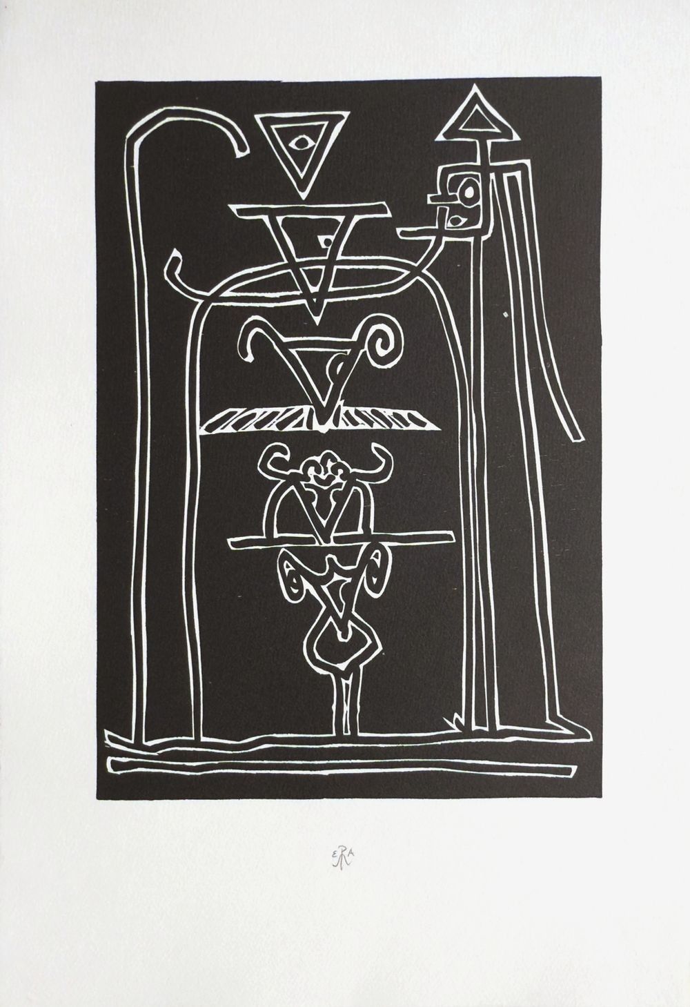 Robert Muller (1920 2003) Original Signed Justified Wood Engraved In Pencil 1983