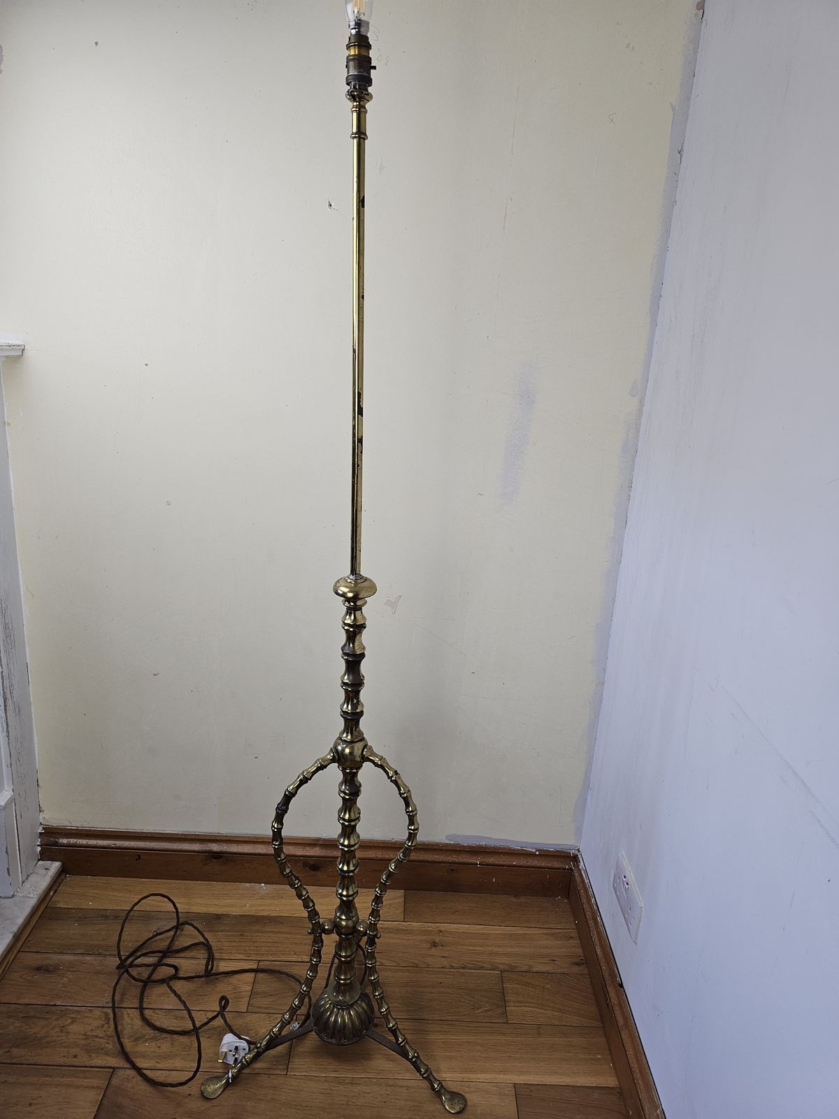 French Floor Lamp In The Manner Of Maison Bagues