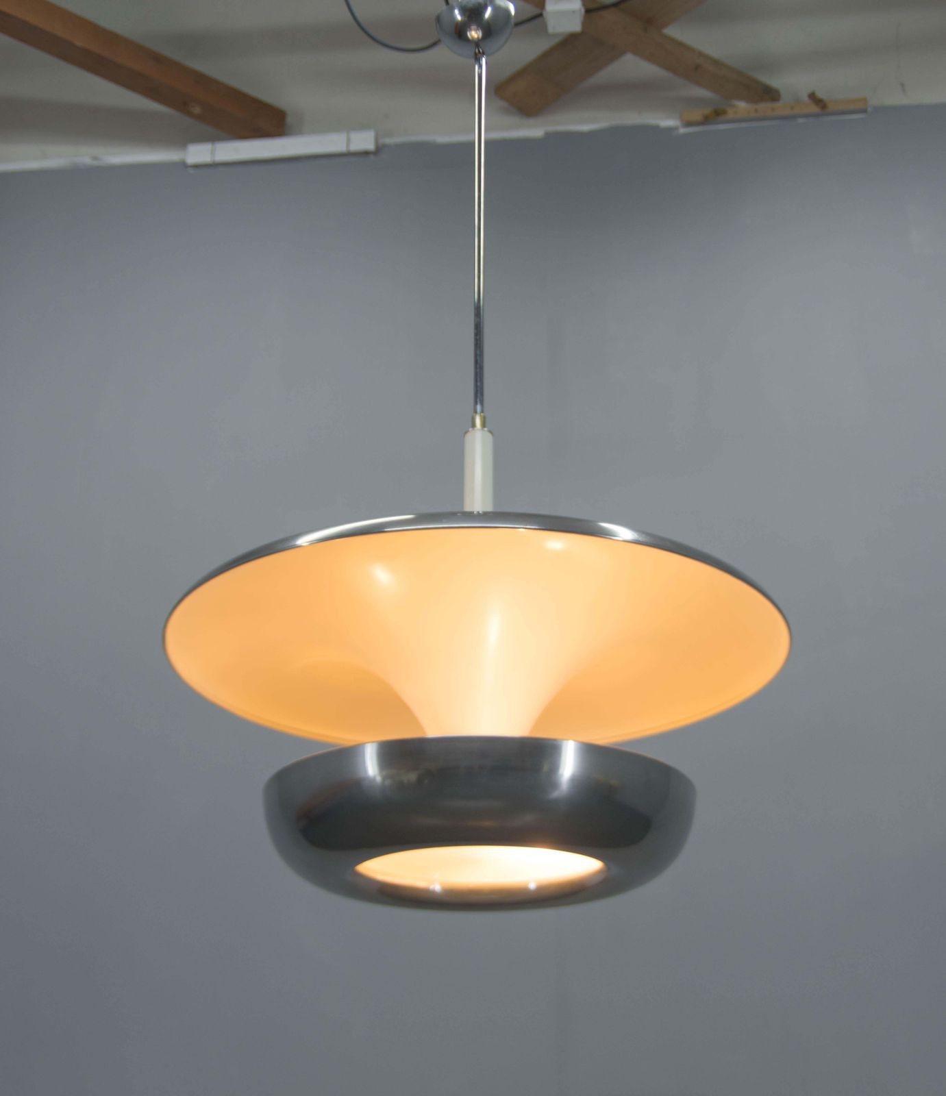 Large Bauhaus Chandelier By Franta Anyz For Ias, 1920s, Restored photo furniture