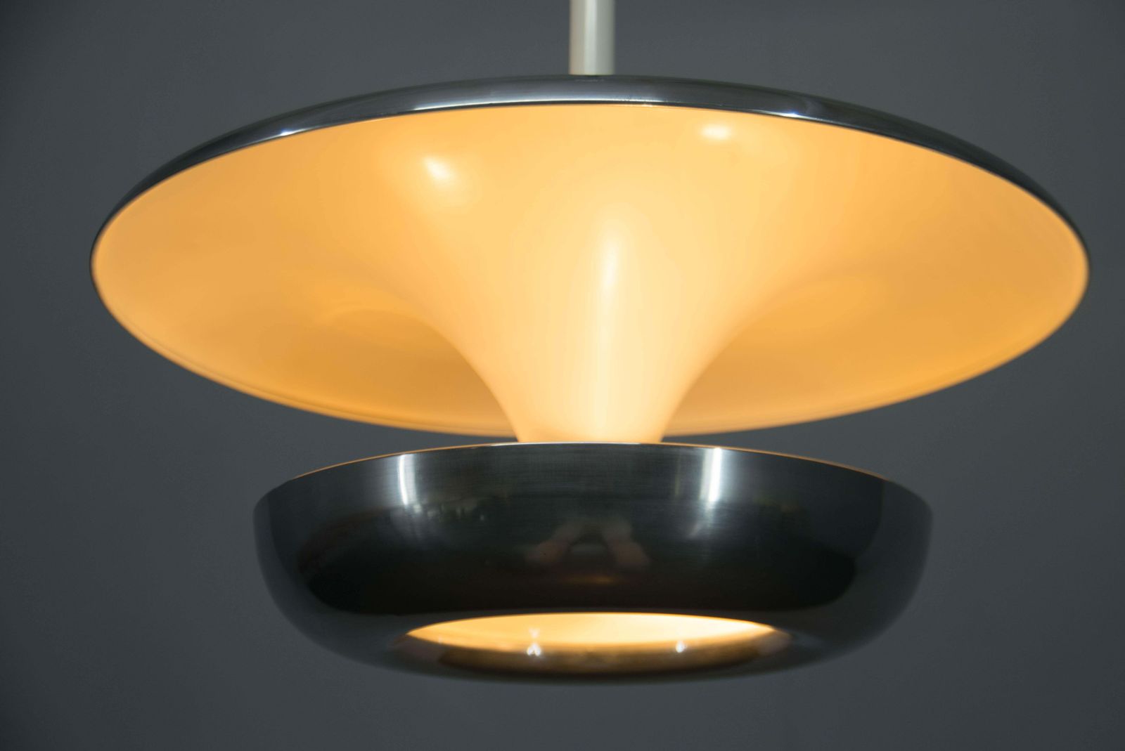 photo for sale Large Bauhaus Chandelier By Franta Anyz For Ias, 1920s, Restored