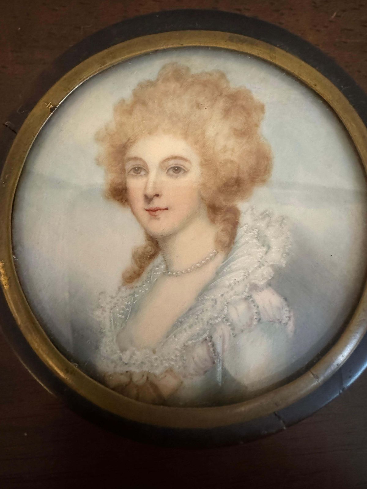 18th Century Portrait Miniature   Style Of Richard Cosway (1742  1821) photo furniture