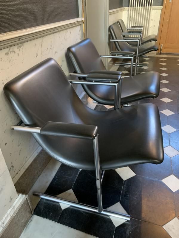 Verchroomde Metalen Fauteuils Van Rudi Verelst Oslo Voor Novalux, Jaren 1970, Set Van 4 photo furniture