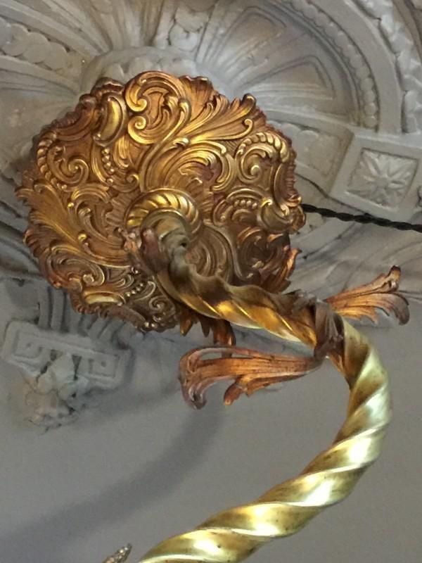 photo furniture Louis XV Bronzen Kroonluchter, Jaren 1870
