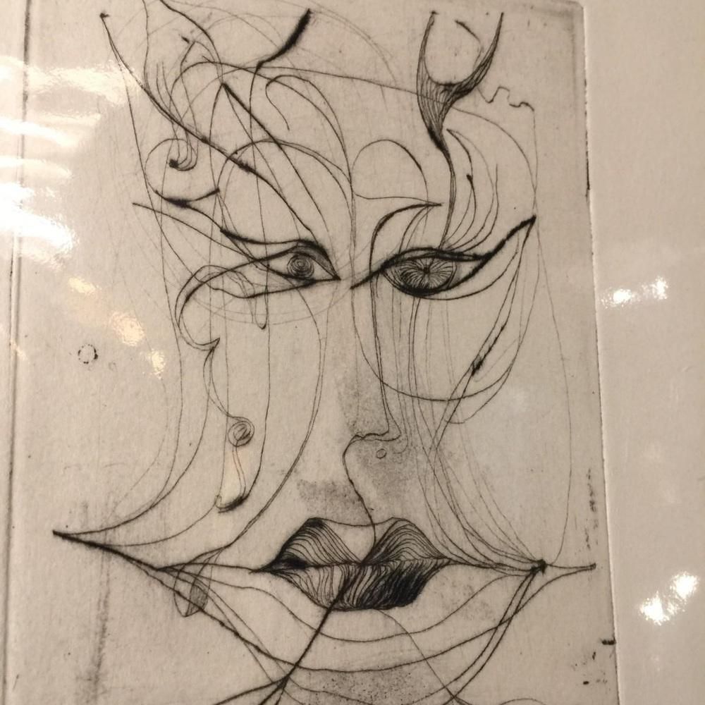 Anne Body, Jezebel, Engraving On Paper, 1961 photo furniture