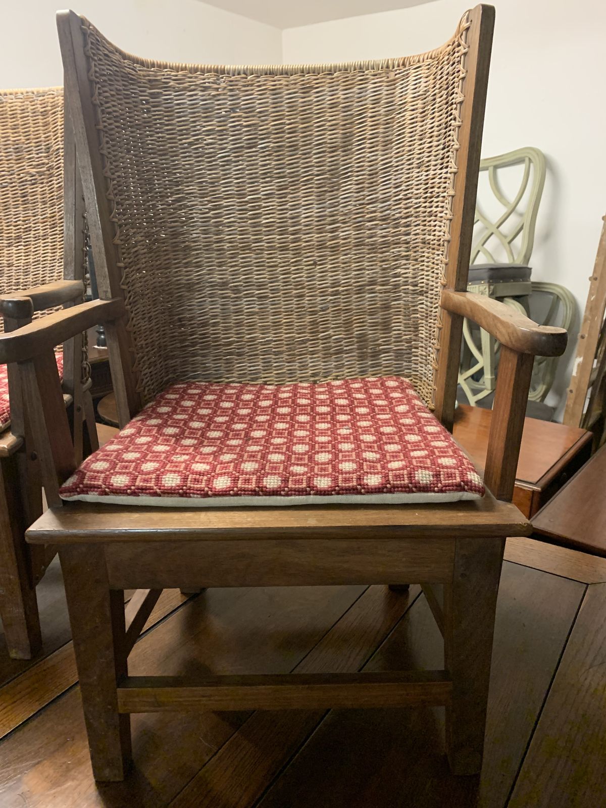 Pair Of Oak Framed Orkney Children’s Chairs photo for sale