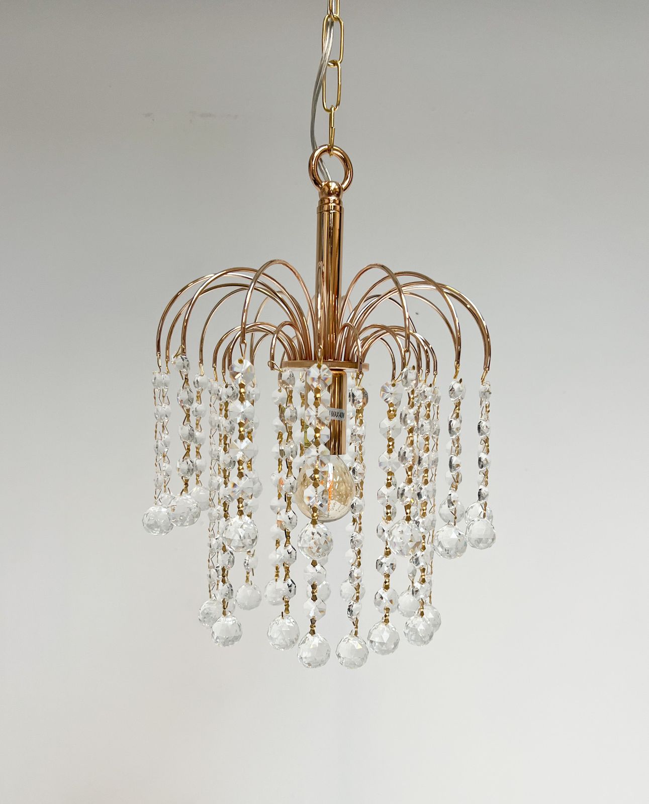 photo for sale Italian Cristal Chandelier By Swarovski, After 2000