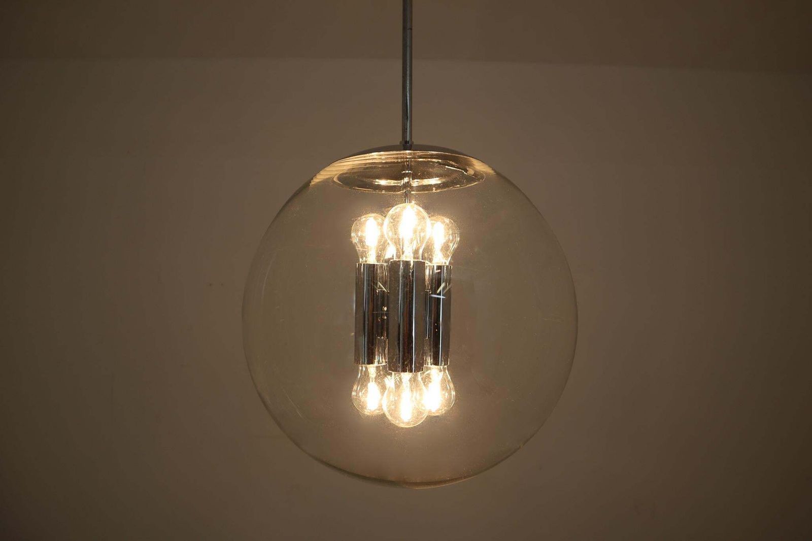 Large Hand Blown Pendants Made, The German Manufacturer Limburg Glashütte 1970s photo buy