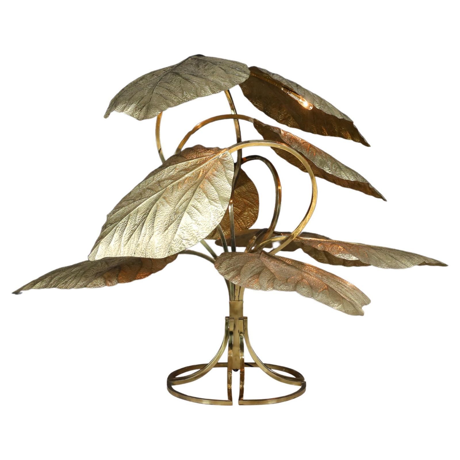 Carlo Giorgi For Bottega Gadda Gigantic Brass Floor Lamp, Italy 1970s photo furniture