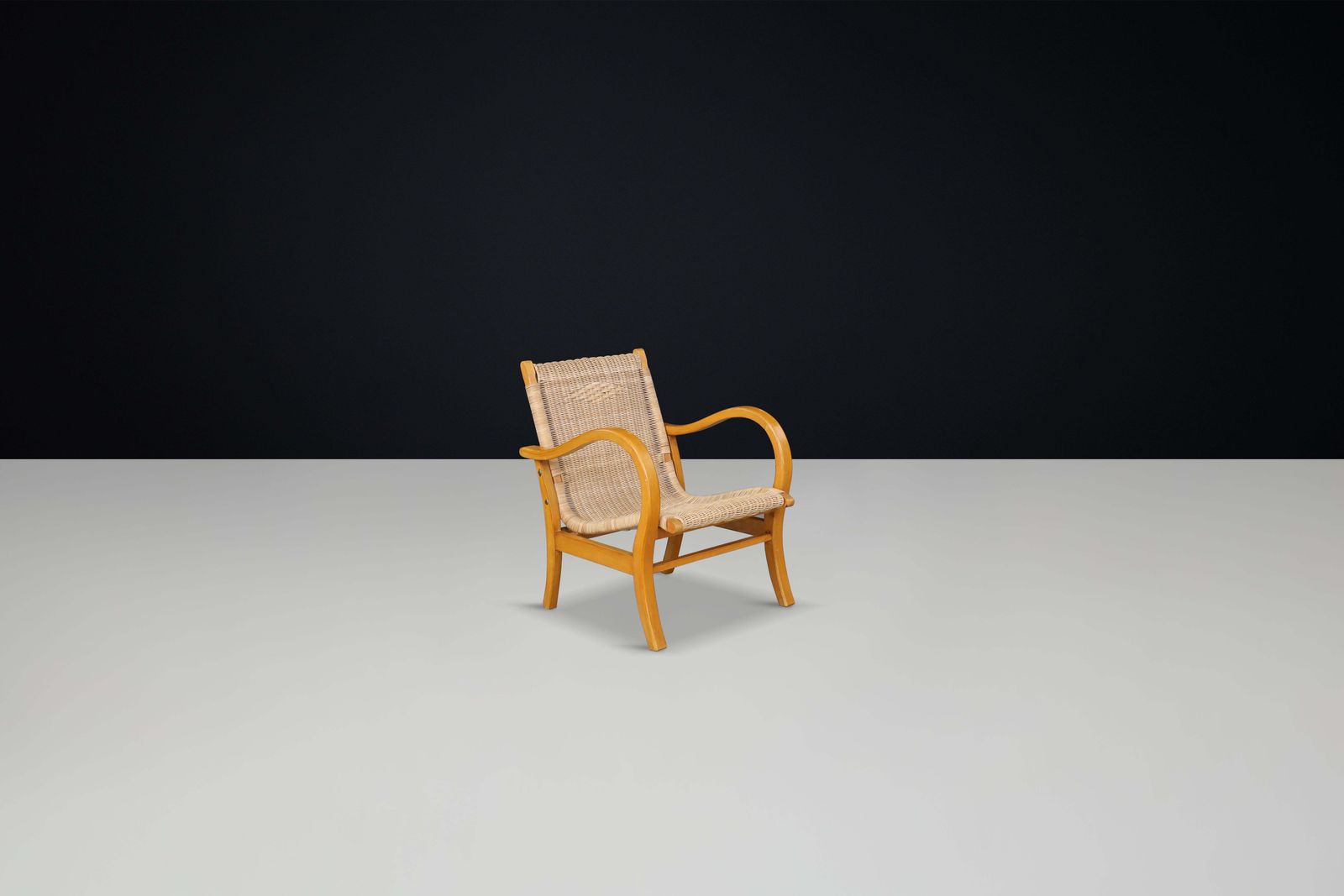 Original Bauhaus Lounge Chair By Erich Dieckmann, Germany, 1930s — Single Chair photo vintage