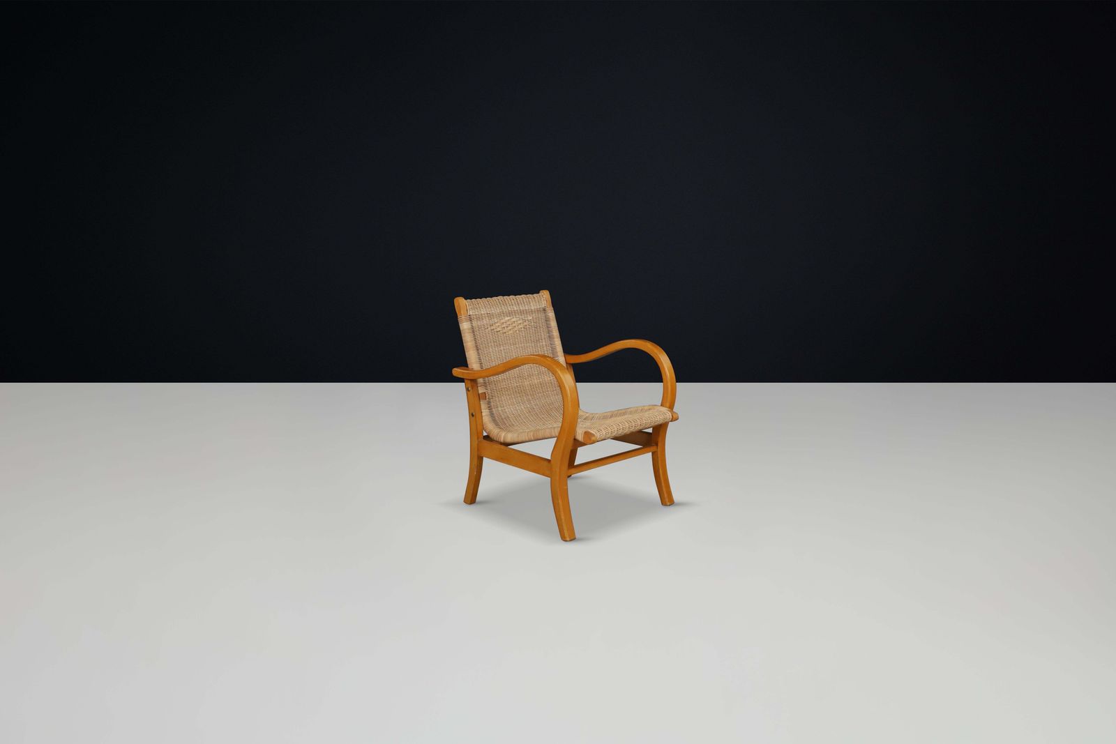 1360.0 Original Bauhaus Lounge Chair By Erich Dieckmann, Germany, 1930s — Single Chair photo