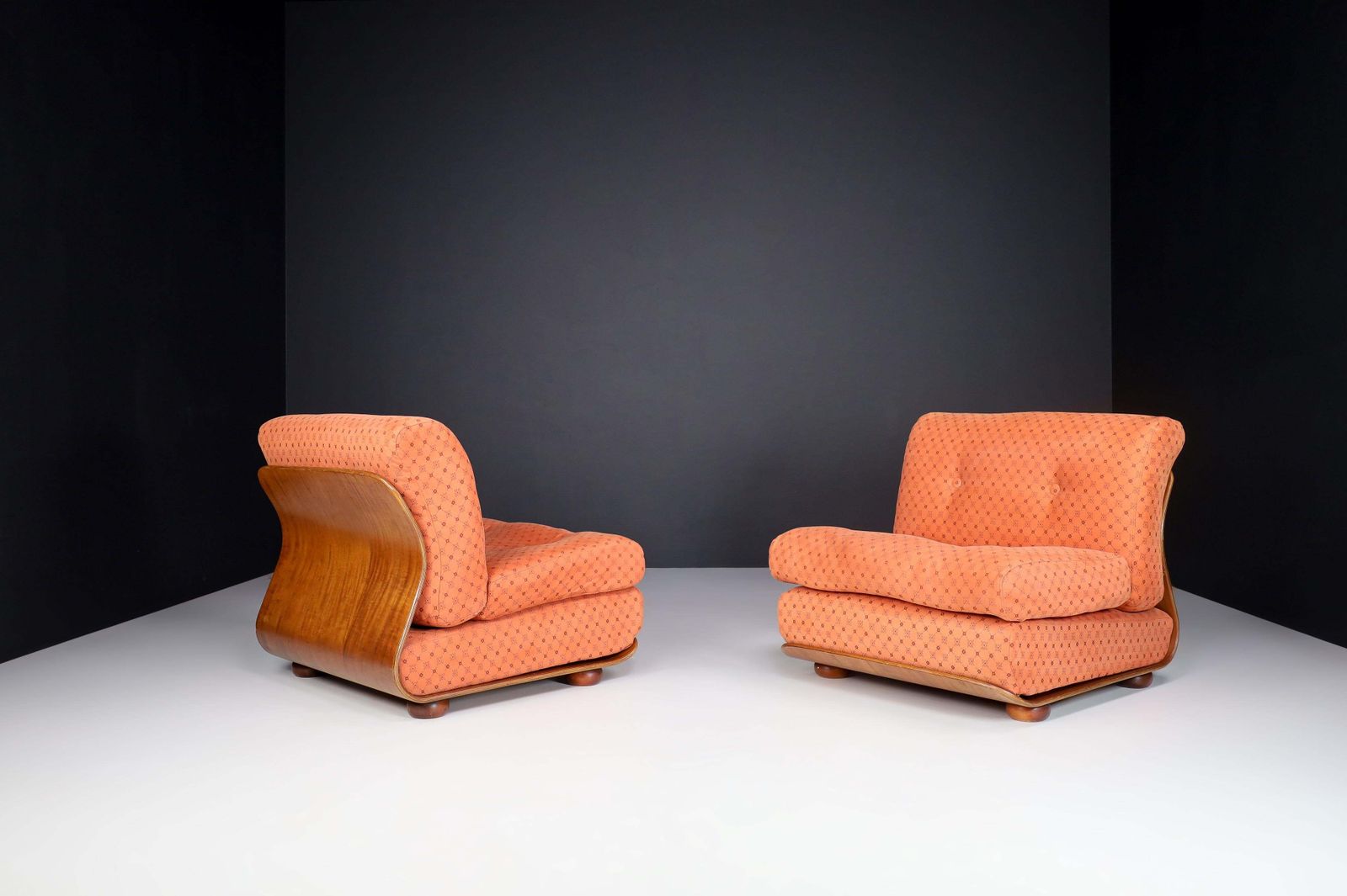 Mid Century Bentwood Lounge Chairs, Italy 1960s photo furniture
