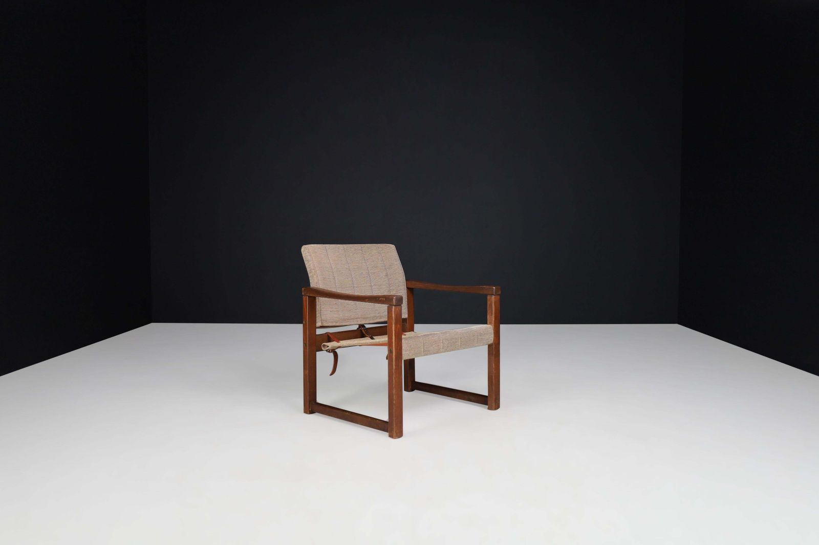 Lounge Chairs In Pine And Fabric By Karin Mobring, Sweden 1970s photo for sale