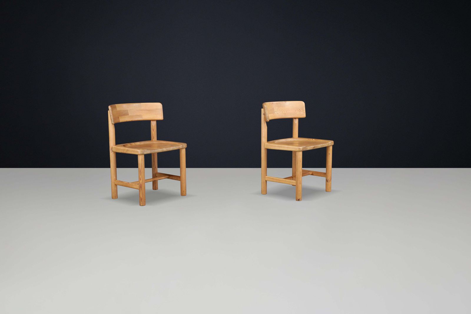 photo furniture Scandinavian Modern Rainer Daumiller Side Chairs For Hirtshals Savvaerk, Denmark